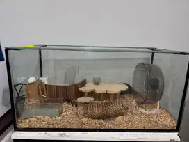 JUAL 1 (SATU) SET KANDANG HAMSTER BANYAK BONUSNYA