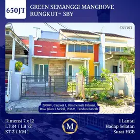 Rumah Green Semanggi Mangrove Rungkut Wonorejo dkt Stikom Semolowaru
