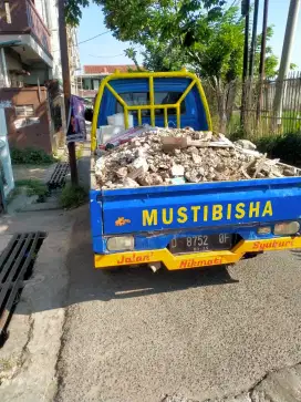 Jasa angkut & buang brangkal puing barangkal sampah daun prabotan dll
