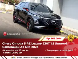 [ LOW KM ] Chery Omoda 5 RZ Luxury 230T 1.5 AT Hitam 2023/2024