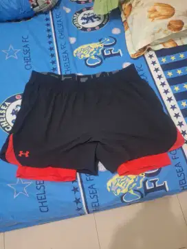 Celana Lari 2in1 | Under Armour | Size XXL (US)