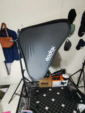 SOFTBOX SQUARE GODOX 80x80CM EASY FOLDABLE S TYPE BRACKET SG-GV8080
