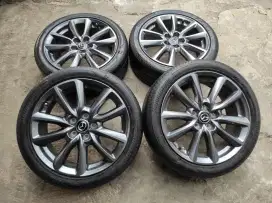 Jual velg + ban mazda R 18