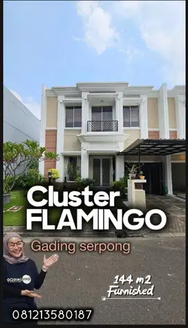 Dijual rumah siap huni sudah renov di the springs flaminggo gading ser
