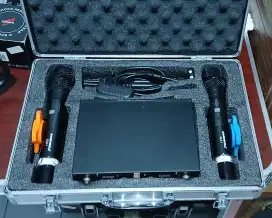 Mic / Mik Wireless Profesional Hardwell CLX-1 Original Anti Feedback