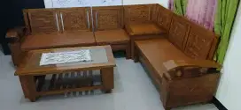 Dijual Kursi Tamu Jati Jepara Leter L