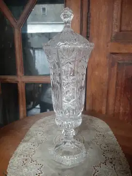 Kristal Bohemia Vas Bunga Klasik