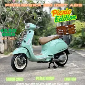DIJUAL CEPAT VESPA PRIMAVERA PICNIC 150 IGET ABS LED TH 2021 LIMITED