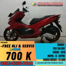 DP 700 RIBU HONDA PCX 150 CBS TAHUN 2018