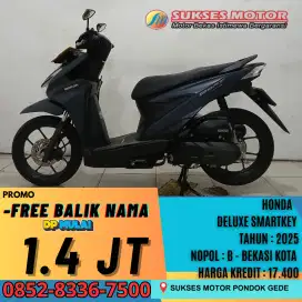 FREE BALIK NAMA HONDA BEAT DELUXE SMARTKEY TAHUN 2025