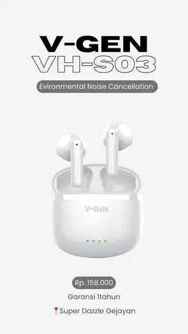 V-GEN VH-S03 TWS EARPHONES