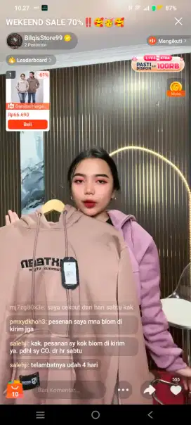 Nyari part-time host live sore-mlm