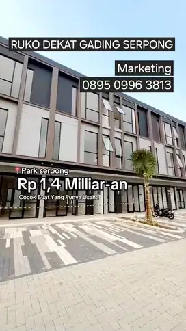 RUKO 3 LANTAI DEKAT GADING SERPONG BY LIPPO LAND DI KAWASAN PERUMAHAN