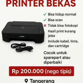 DIJUAL CEPAT PRINTER BEKAS