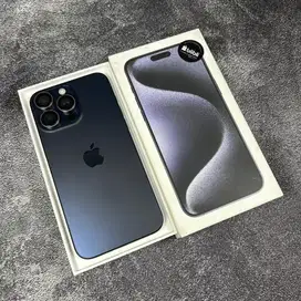 Iphone 15 Pro Max 256GB Blue Titan Garansi 06/09/2025 BH 95 CC 88 Ibox