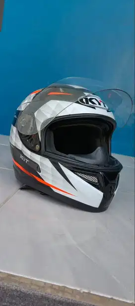 Helm KYT K2R Diamond Black White