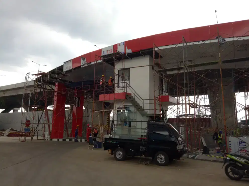 Jasa Pasang kanopi acp fasad gedung