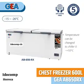 Freezer Box Gea 600 Liter AB650Rx chest friser