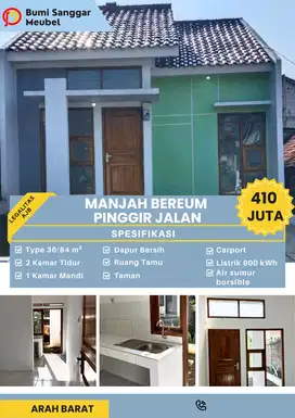 Rumah dekat dengan pemukiman warga