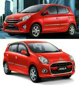 Khusus Agya cover bodi Ayla bahan silver parasut