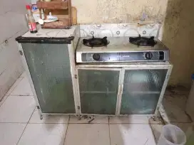 Rak piring murah. Meja tabung gas