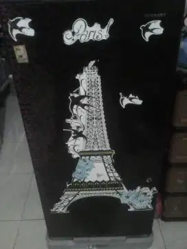 Lemari es sharp 1 pintu