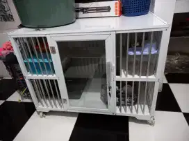 Kandang kucing alumunium P90 L60