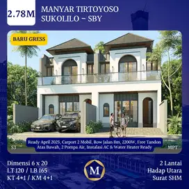Rumah Baru Manyar Tirtoyoso dkt Dharmahusada Kertajaya Gubeng MERR