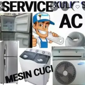 Servis pompa air,AC,kulkas,m.cuci