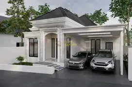 VILLA DESIGN KLASIK TANAH LUAS FULLY FURNISH DEKAT UII