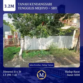 Tanah Kendangsari Tenggilis Mejoyo dkt Jemursari Rungkut Ahmad Yani