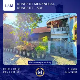 Rumah Rungkut Menanggal dkt Gununganyar Medokan Tol Juanda UPN MERR