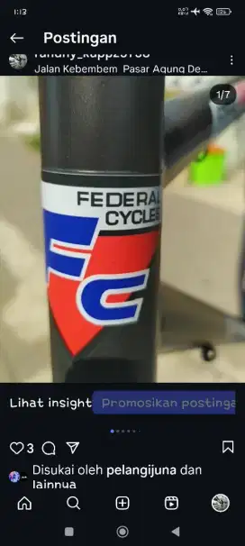 Jasa pengecatan sepeda, repaint sepeda,FEDERAL