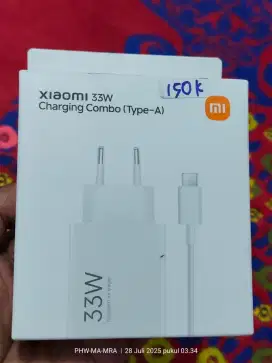 Charger Original Xiaomi 33watt ( GARANSI RESMI 6bln )