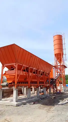 Batching plant drymix 60 m3 / jam efisiensi sistem