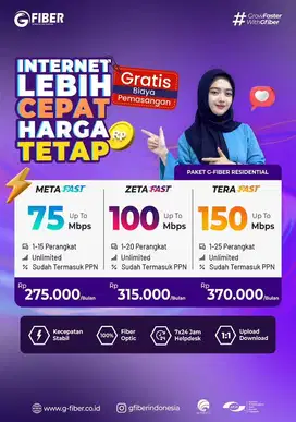 Wifi cepat, bandwdth besar, harga terjangkau