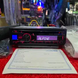 Head Unit Single Din ALPINE CDE-150E USB CD Aux Radio Made in Thailand