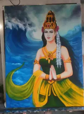 Lukisan kanvas nyai ratu kidul