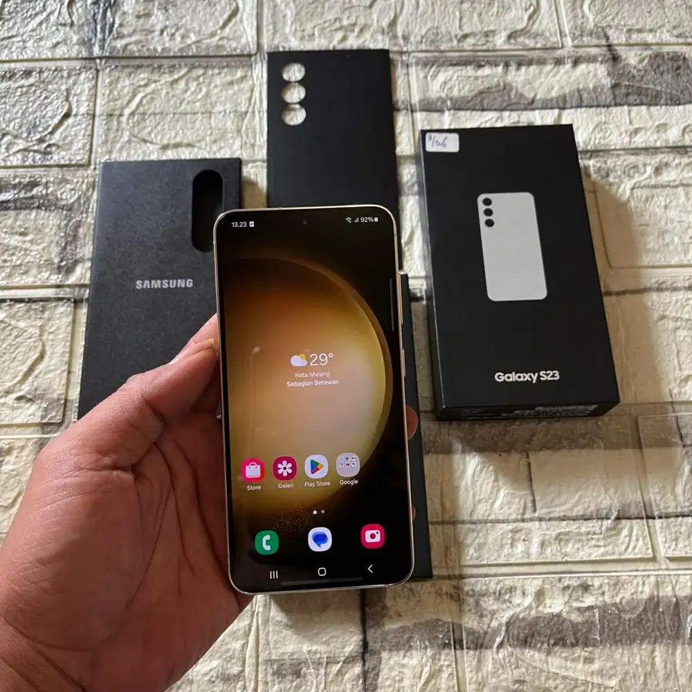 Samsung S23 5G Cream Sein (8/256) Mulus Fullset Original