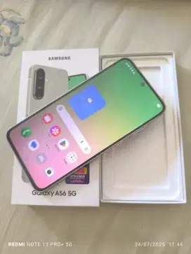 Samsung A56 5G ram 12/256 hp ,kabel data dan kotak