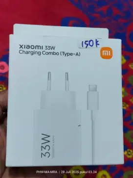 Charger Original Xiaomi 33watt ( TURBO CHARGE )
