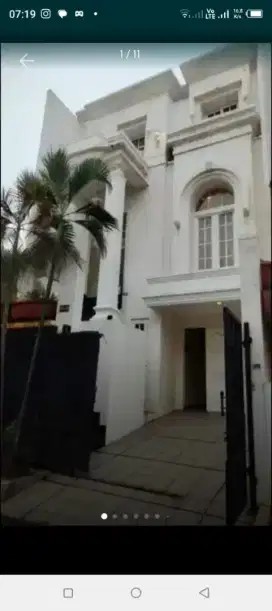 Disewakan rumah 3 lantai di kawasan prestisius  pondok indah