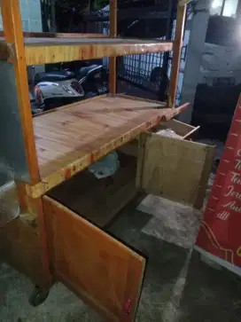 Gerobak usaha sebelum nya bekas angkringan