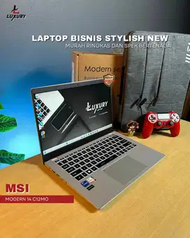 TERMURAH LAPTOP BARU MSI MODERN 14 I5 1235U 8GB SSD 512GB NEW BNOB