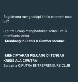 Dicari Enterpreneur/UMKM yg siap Sukses
