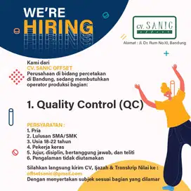 Loker Percetakan