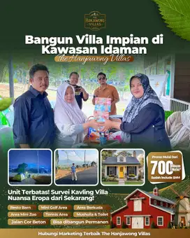 The hanjawong villas kavling Villa udara dingin 500 mdpl