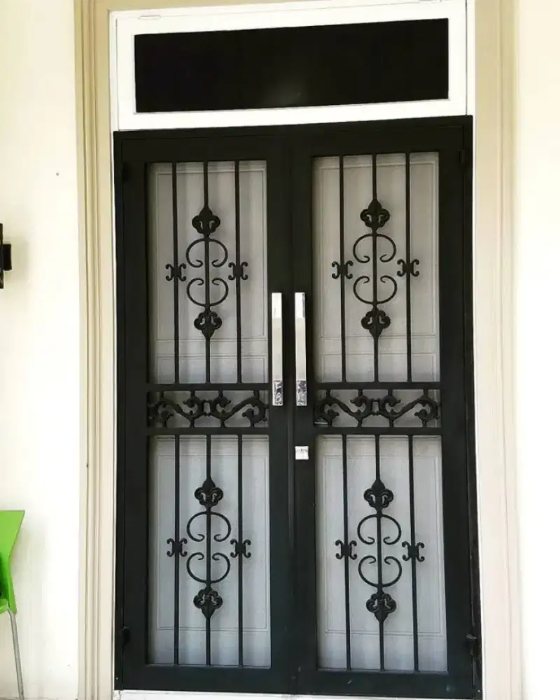 Bengkel las Lampung tralis kanopi pintu pagar gerbang tangga