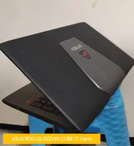 ASUS ROG GL552VW - COR3 I7 GEN6 || FULLSET SIAP PAKAI