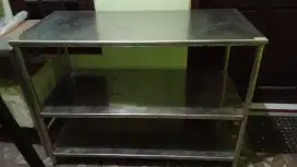 Meja stainless 120x80x75